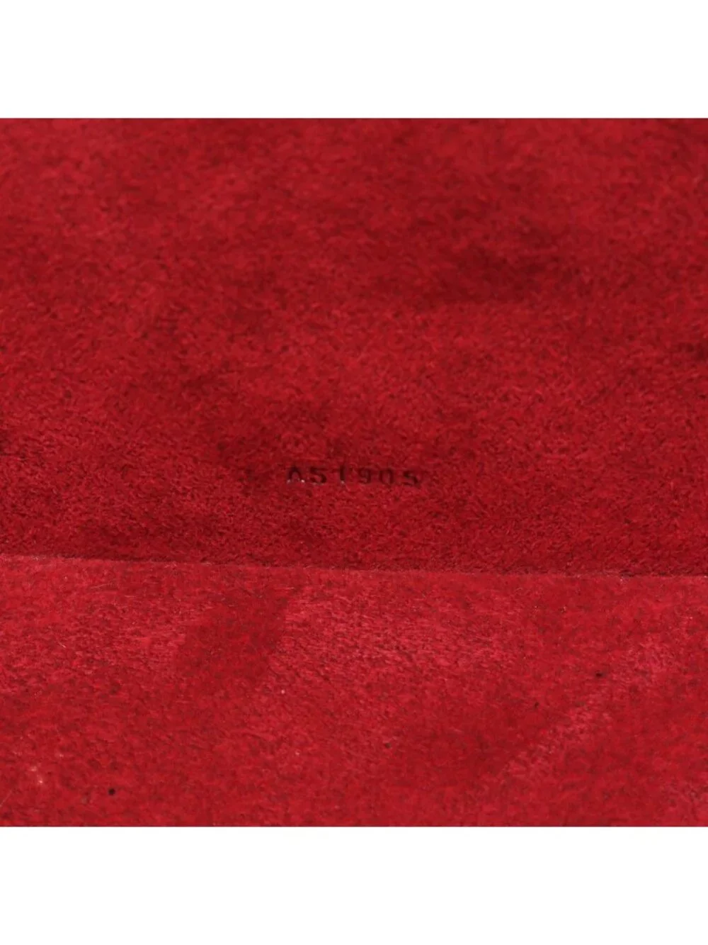 Louis Vuitton Epi Cannes Castilian Red Leather Handbag Vanity